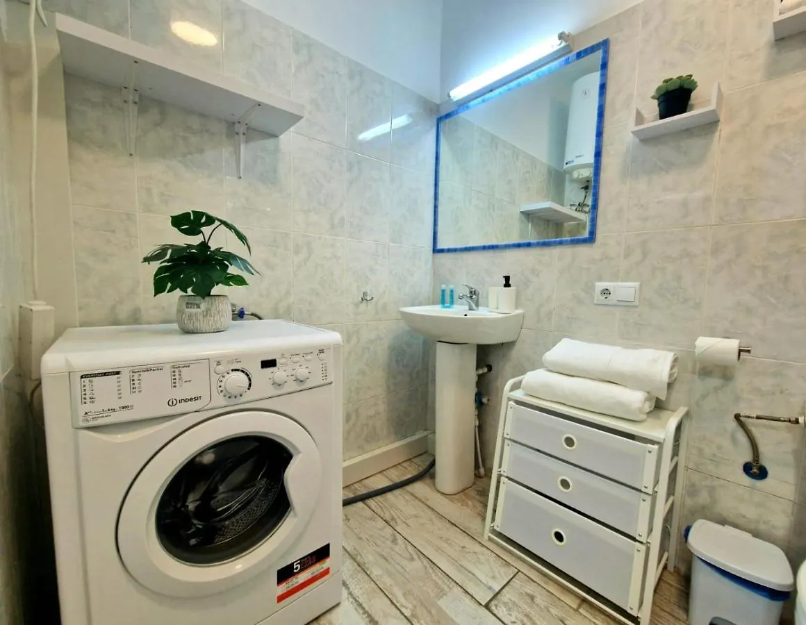 אדחה Lovely Blue Studio With Ocean View And Pool, Paraiso 918 0*,  ספרד