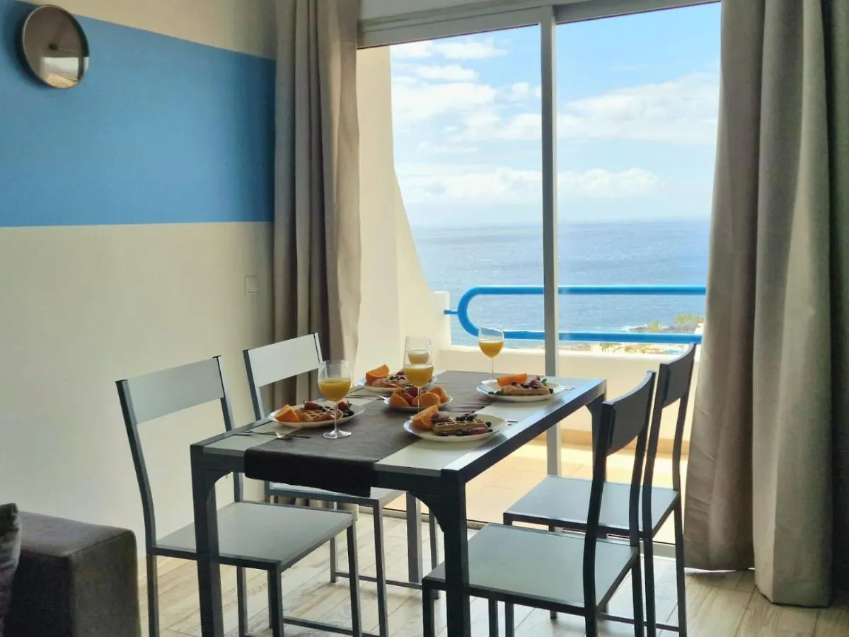 אדחה Lovely Blue Studio With Ocean View And Pool, Paraiso 918 בית נופש